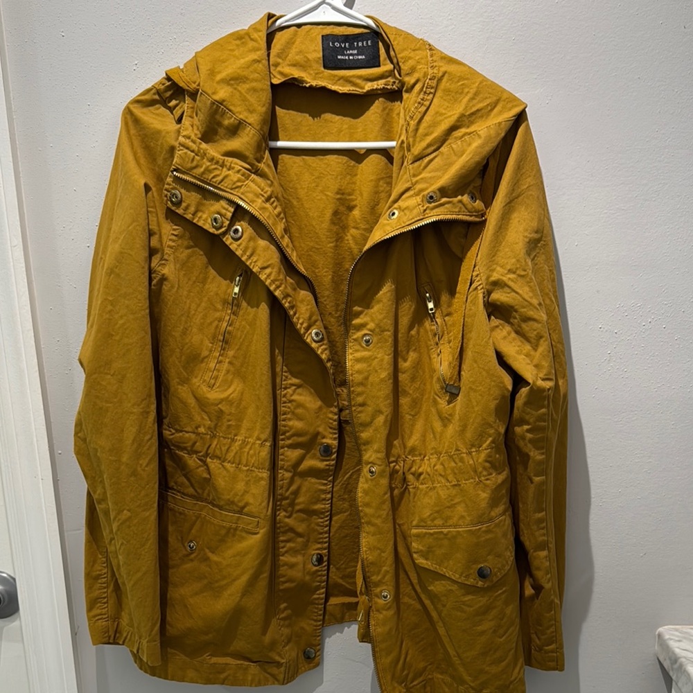 Love Tree Yellow Raincoat Utility Design